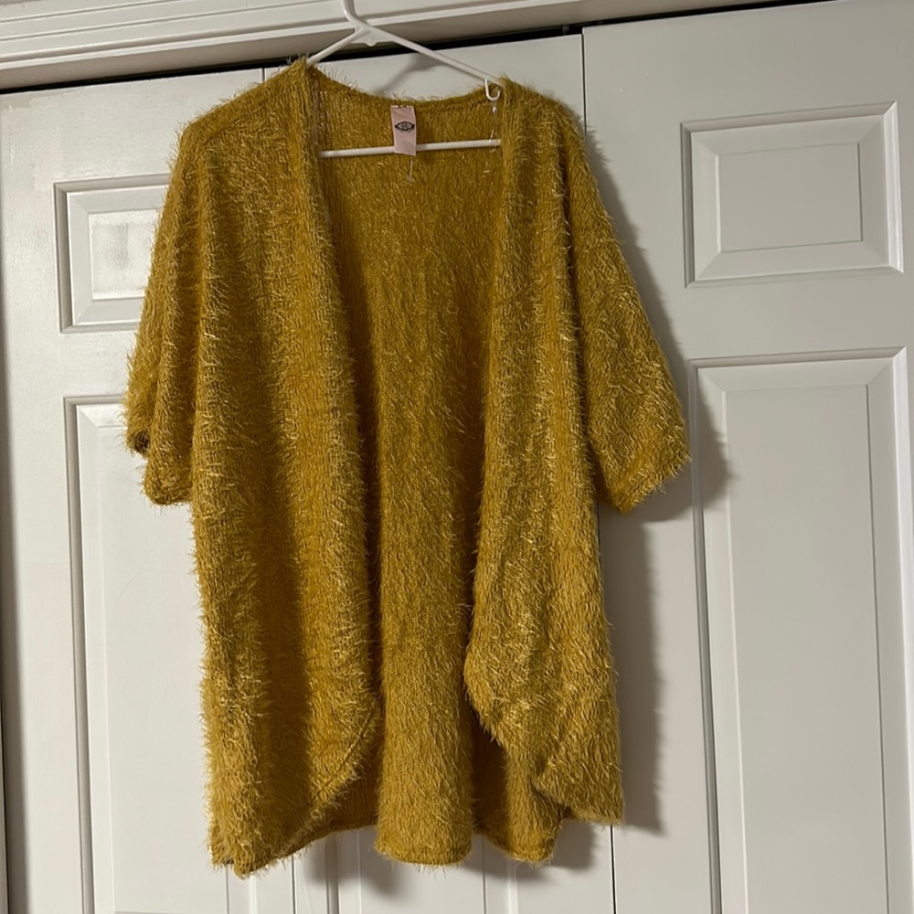 Pink coconut short sleeve cardigan